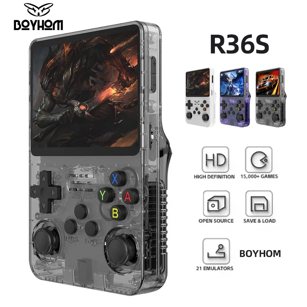 Console de jeu vidéo rétro portable R36S