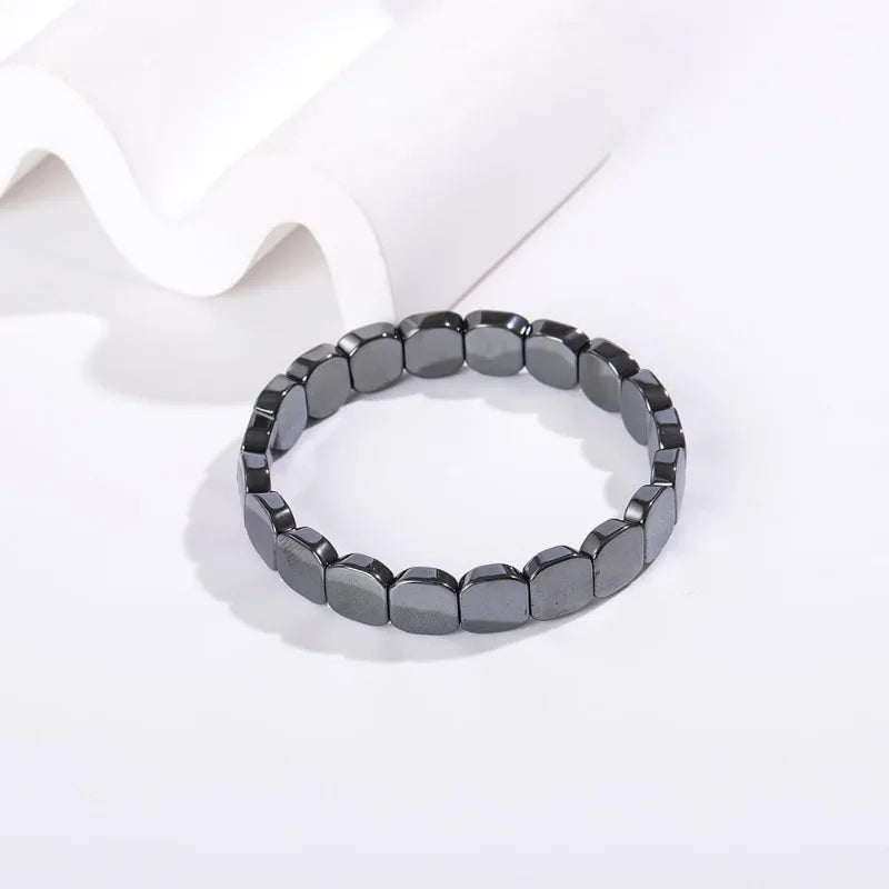 Bracelet en Hématite pour Hommes qui favorise naturellement le bien-être,