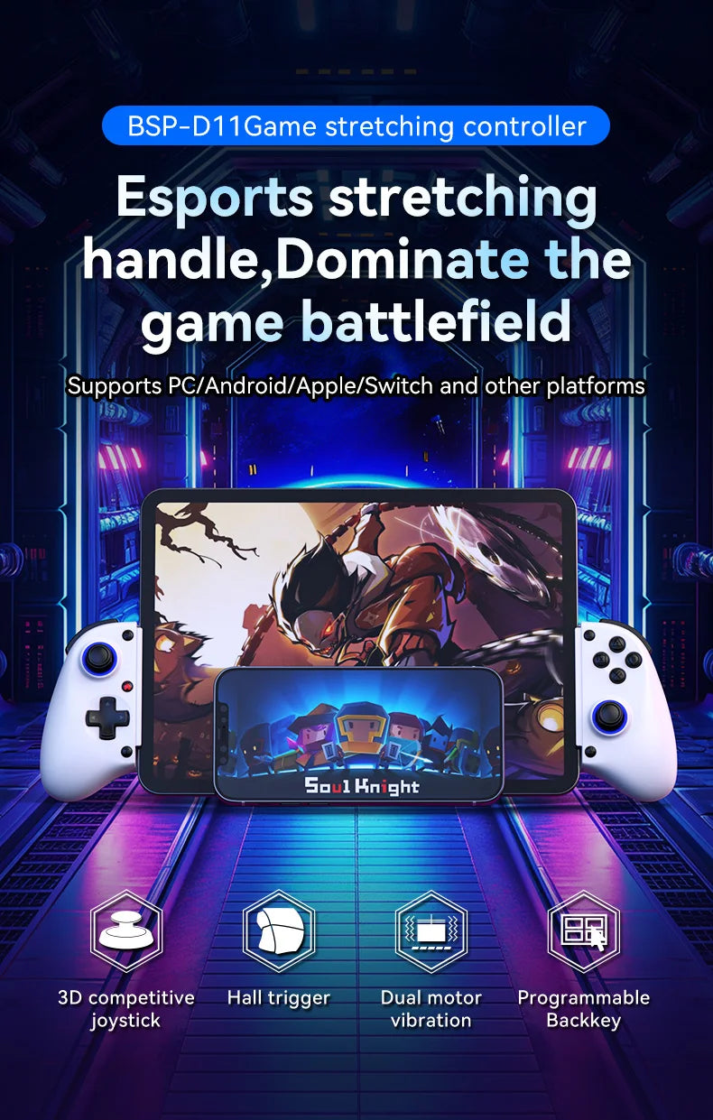 Contrôleur de jeu extensible pour Téléphone