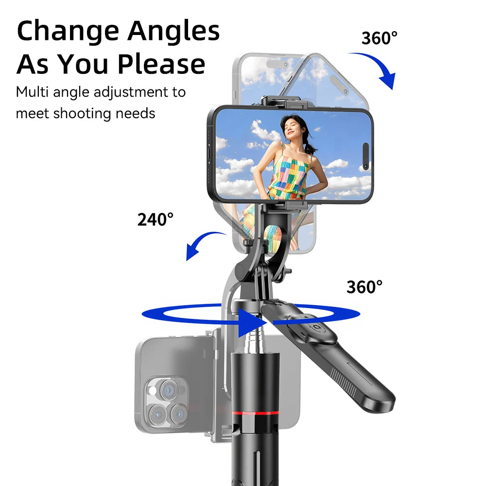 Trépied perche à Selfie Bluetooth - support de téléphone extensible sans fil pour Smartphone
