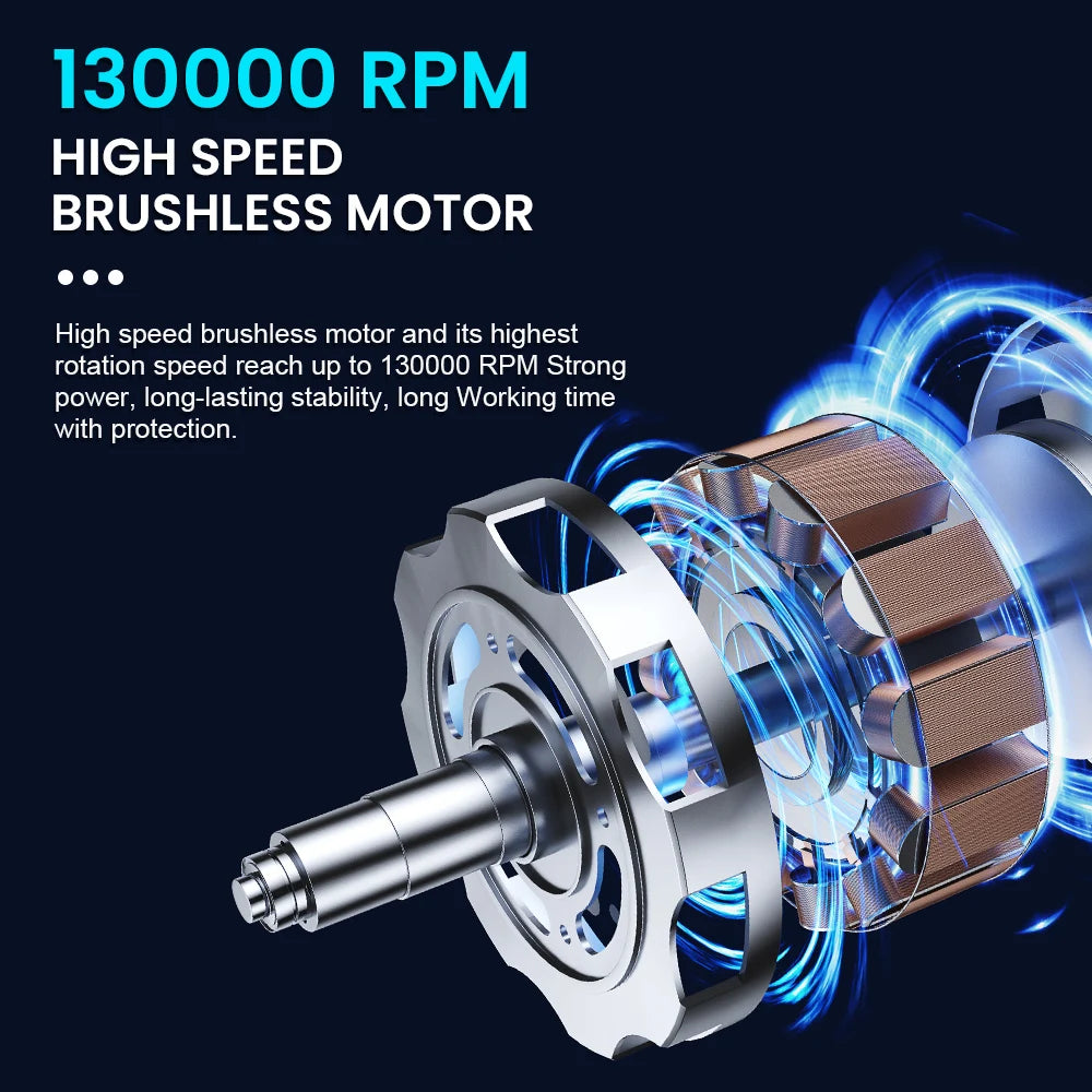 Ventilateur Turbo électrique, plumeau d'air Portable, 130000 tr/min